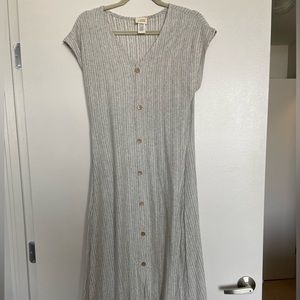 Caution to the Wind Striped Maxi Dress